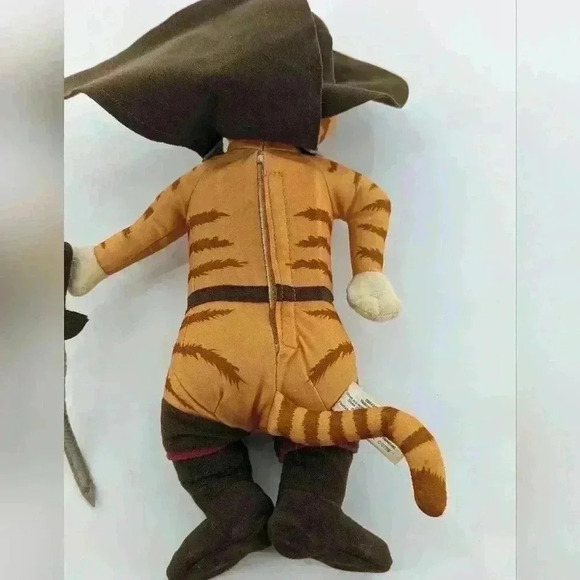 Puss In Boots Shrek 2 Talking Plush 12" Soft Toy Working 2003 Hasbro Dreamworks - Picture 7 of 8